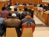 El juicio al portavoz del Sindicato de Manteros de Barcelona y sus compañeros.