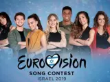Los aspirantes a representar a España en Eurovisión 2019.