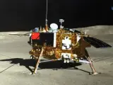 Módulo de alunizaje de la misón Chang'e 4, posado sobre la cara oculta de la Luna