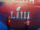 La 'fan zone' de la Super Bowl LIII en Atlanta