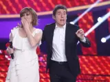 María Villalón en la gala final de 'Tu cara me suena', donde se ha coronado como la campeona.