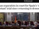 El juicio al 'procés', en 'The Washington Post'.