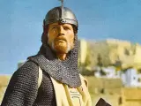 Charlton Heston como El Cid en la película homónima.