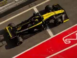 Nico Hülkenberg, durante los test de pretemporada de Fórmula 1.