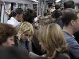 Vagón del Metro de Barcelona.