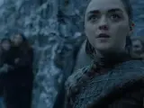 Arya Stark y Drogon, protagonistas del teaser de 'Juego de Tronos'.