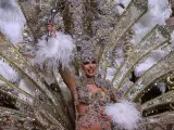 Priscila Medina Quintero, con la fantasia 'La Nuit', elegida Reina del Carnaval 2019 de Santa Cruz de Tenerife.