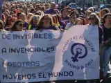 Huelga feminista del 8 de marzo 2018.