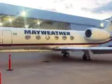 El avión privado y personalizado de Floyd Mayweather.