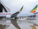 Un avión Boeing 737 Max 8 de Ethiopian Airlines, en una imagen de archivo.