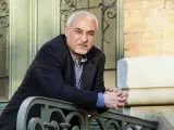 El escritor iraquí Mushin Al-Ramli en Madrid.