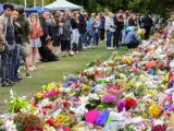 Cientos de flores en homenaje a las víctimas del ataque terrorista contra dos mezquitas de Christchurch, Nueva Zelanda, en el Jardín Botánico de la ciudad.