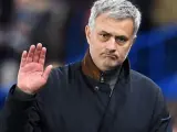 El entrenador portugués José Mourinho, en un partido de su última etapa en el Chelsea.