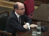 Imagen tomada de la señal de video institucional del Tribunal Supremo, del ex subsecretario de Hacienda, Felipe Martínez Rico.