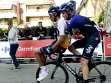 Chris Froome y Egan Bernal, durante la quinta etapa de la Volta a Catalunya.