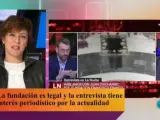 La directora del Canal 24 horas da explicaciones sobre una entrevista al presidente de la Fundación Francisco Franco.
