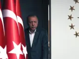 El presidente de Turquía, Recep Tayyip Erdogan, tras las elecciones locales en Estambul.