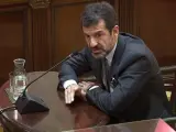 El comisario de los Mossos d'Esquadra Ferran López, durante el juicio del "procés".
