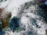 Imagen de satélite del huracán Michael aproximándose a la costa de EE UU, convertido en un ciclón de fuerza mayor.