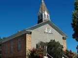 Iglesia mormona en Parowan, Utah.