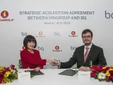 Firma del acuerdo entre BQ y Vingroup