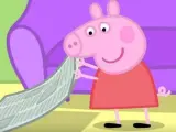 La cerdita Peppa Pig, protagonista de la serie animada homónima.