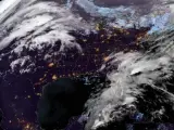 EE UU, México y el Caribe, en una imagen a partir de una fotografía de satélite.
