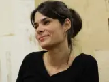 La candidata de la coalición, Isa Serra.
