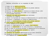 Sánchez rectifica con el Ibex y retira de su programa ataques a las grandes empresas