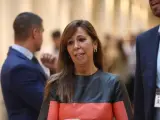 Alicia Sánchez-Camacho en los pasillos del Senado.
