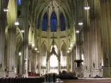 La catedral de San Patricio tiene un estilo neogótico y se encuentra en Nueva York (Estados Unidos).
