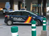 Un veh&iacute;culo de la Polic&iacute;a Nacional.