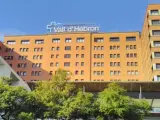 El Hospital Vall d'Hebron de Barcelona, donde estuvo ingresado el bebé.