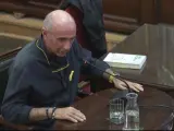 Lluís Llach, el exdiputado de Junts pel Sí en el Parlament catalán, en el juicio del 'procés'.