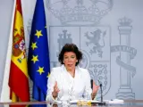 Isabel Celaá, ministra de Educación y portavoz del Gobierno.