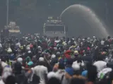 Movilizaciones a favor de Juan Guaidó en Caracas (Venezuela).