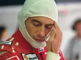 Ayrton Senna, durante su etapa en McLaren.