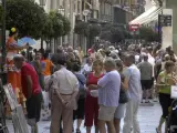 Turistas en Palma de Mallorca