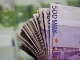 Imagen de varios billetes de 500 euros.