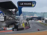 El circuito de Le Mans, durante una carrera.