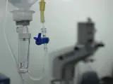 Imagen de un gotero en un hospital de Madrid.