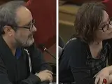 Antonio Baños y Eulalia Reguant declaran como testigos en el Supremo por el juicio del procés.