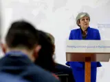 La primera ministra británica, Theresa May.