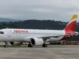 Avión de Iberia, en una foto de archivo.