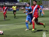 Partido entre Fuenlabrada y Recreativo de Huelva de playoff de ascenso a Segunda División.