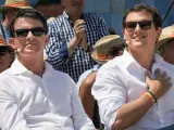 Manuel Valls (izquierda) y Albert Rivera durante un acto de Ciudadanos.