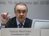 Tobías Martínez, CEO de Cellnex, uno de los beneficiarios del bonus.