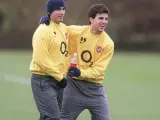 Cesc y Reyes en su etapa en el Arsenal