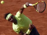 Rafael Nadal, en acción en Roland Garros 2019.