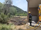 Detenidos dos menores como supuestos autores de un incendio que quemó 1,3 hectáreas en Cabezón (Valladolid)